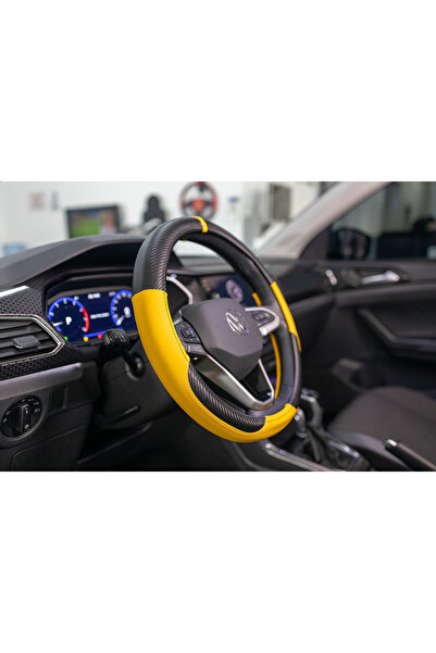 PlusOto Kia Sportage Uyumlu Karbon Direksiyon Kılıfı