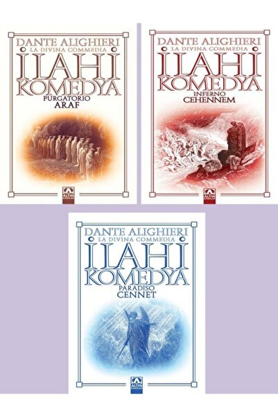 Altın Kitaplar Ilahi Komedya Dante Alighieri Cennet+cehennem+araf 3 Kitap Set...