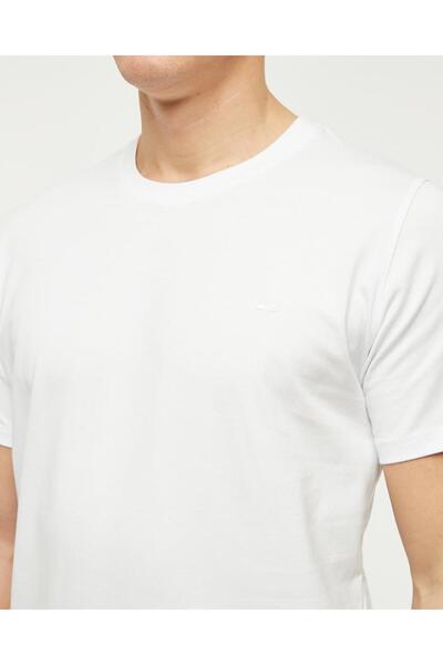 Rey Polo 2600 EMBROIDERY DETAILED BICYCLE COLLAR T-SHIRT