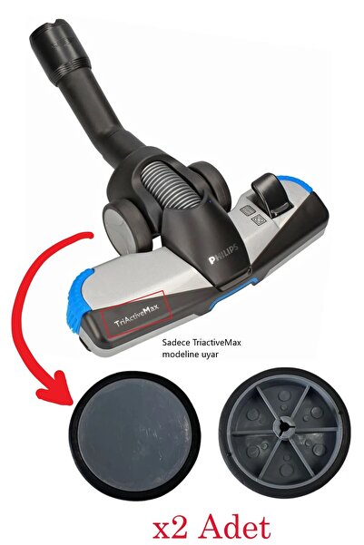 Philips Fc 9919/07 Marathon Ultimate Triactivemax Uyumlu Emici Başlık Tekeri (2 ADET)