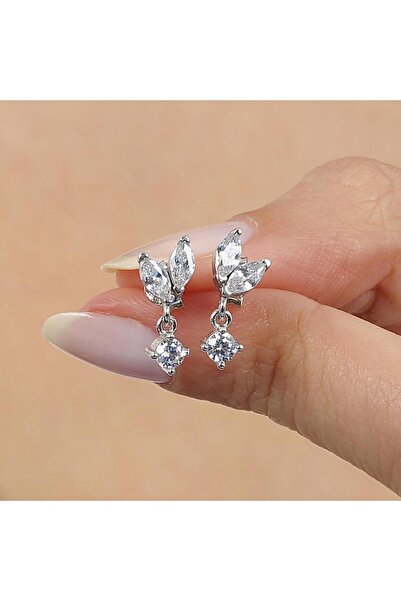 Mia Vento Işıltı Tomurcuğu Gümüş Küpe