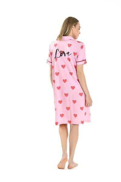 Yeni İnci ROCHIE DE PIJAMĂ FEMEI CU IMPRIMARE INIMĂ