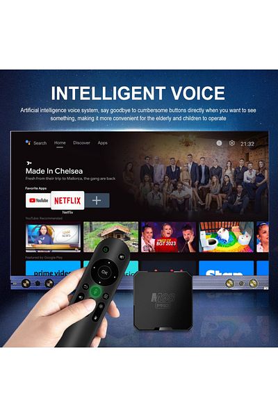 VOOKA Ultra HD Android TV Box 4k Android TV Box TV Stick Smart TV Media Player Smart TV Wifi