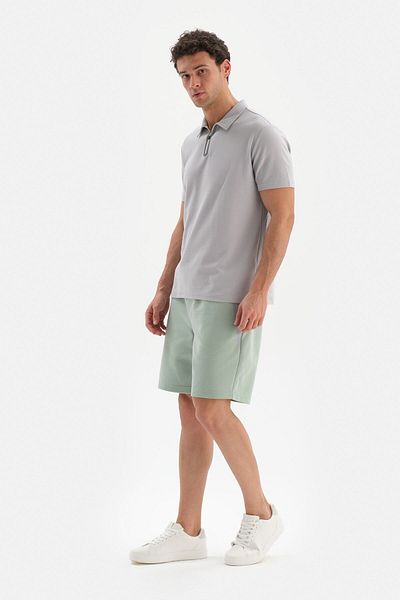Dagi Mintfarbene Herren-Sportshorts
