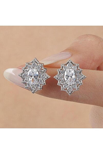 Mia Vento Işıltılı Bohem Güzellik Vintage Gümüş Küpe