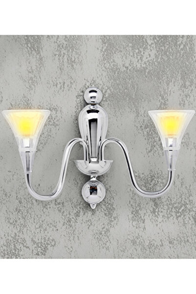 FLAŞ SPOT Flaşspot Modern Aplik Duvar Avizesi +^3000K Gün Işığı G9 Ampül HEDİYE