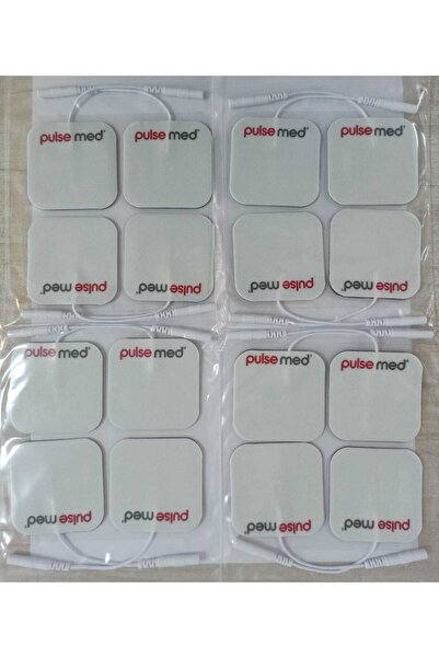 Pulsemed Tens Cihazı Kablolu Yedek Elektrot 5x5 Tens Pedi 4 Lü 4 Paket