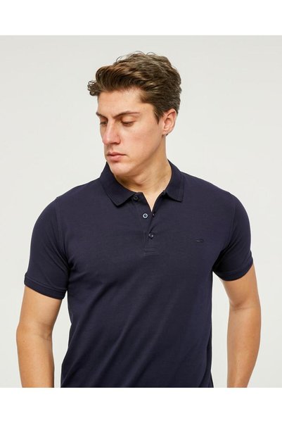 Rey Polo 103 EMBROIDERY DETAIL POLO NECK T-SHIRT