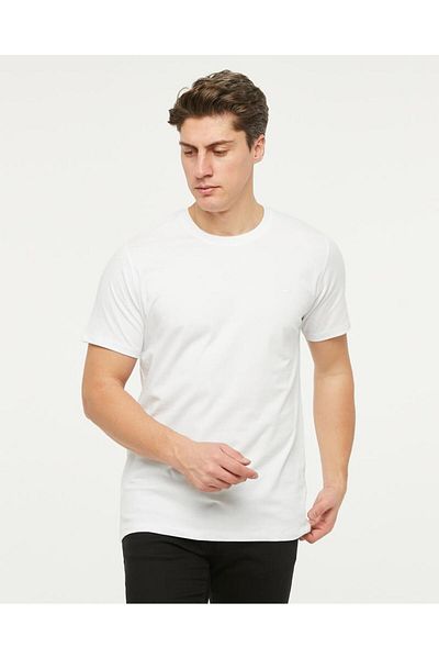 Rey Polo 2600 EMBROIDERY DETAILED BICYCLE COLLAR T-SHIRT