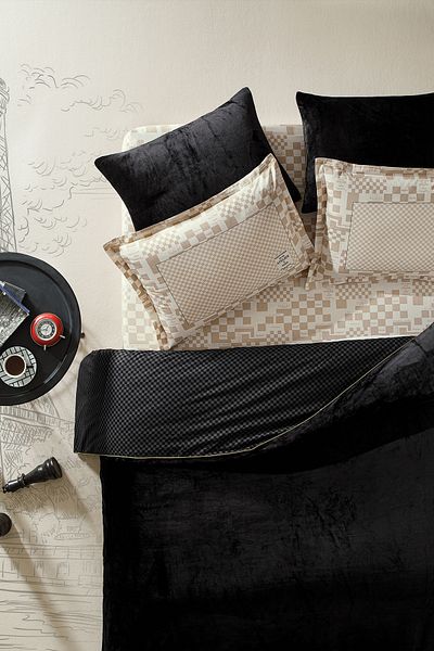 Puffy Pluffy Fabre Black Single Duvet Cover Set - Blanket