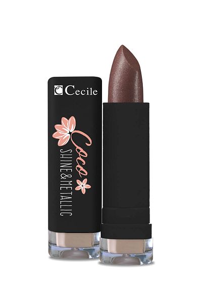 Cecile Lipstick Coco Shine Metallic Lipstick 028698438101097
