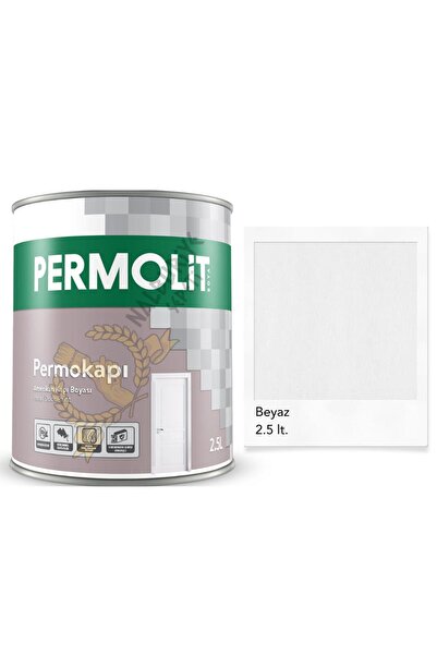 Permolit Sentetik Amerikan Panel Kapı Boyası BEYAZ 2.5 Lt.
