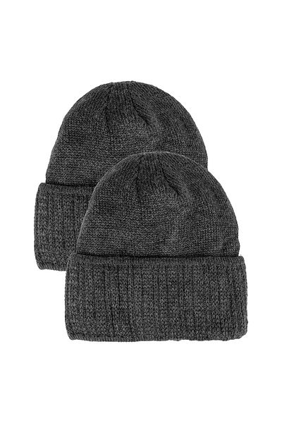 Line Smart 2-Piece Men's Winter Knitted Beanie