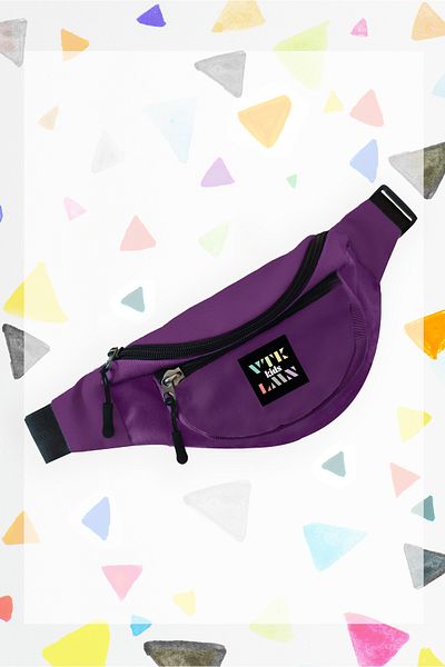 Vatkalimon Children's Purple Colored Shoulder and Waist Bag