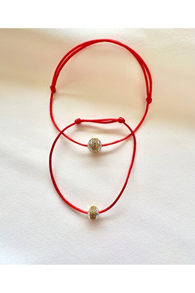 Atelier Çağla Red Lover Couple String Bracelet