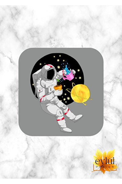 Eylül Design Astronaut Printed Artistic Special Design Printed MDF A Quality ...