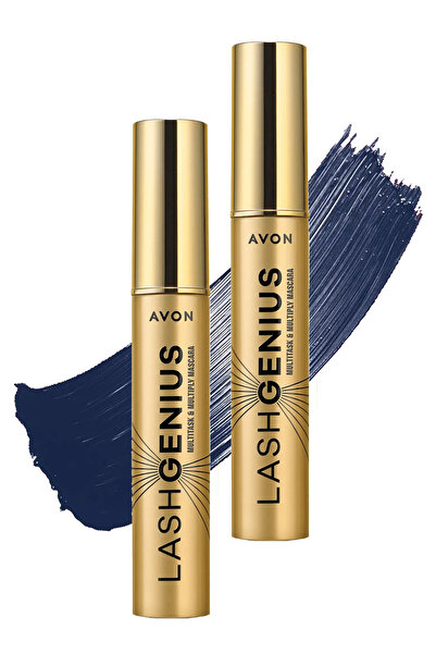 AVON True Lash Genius 5 Etkili Maskara 10 Ml. Modern Navy İkili Set
