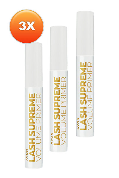 AVON Lash Supreme Volume Primer Maskara Bazı 7.5 Ml. Üçlü Set