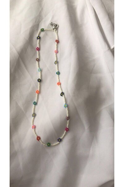 Bestofcase boncuk papatya kolye (çiçek kolye)