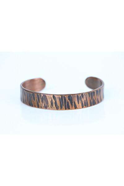 BirBakır Zebra Model Copper Bracelet