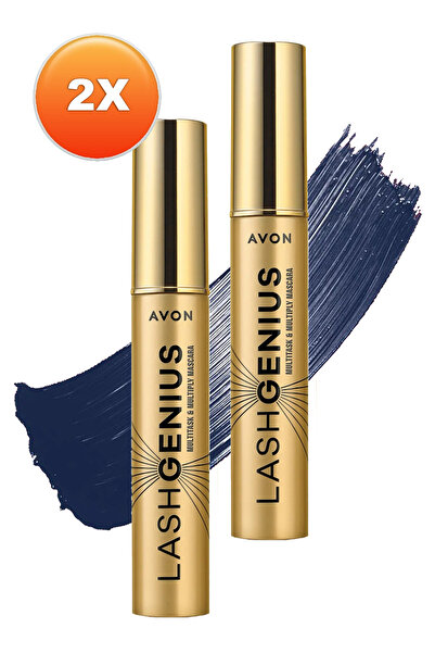 AVON True Lash Genius 5 Etkili Maskara 10 Ml. Modern Navy İkili Set