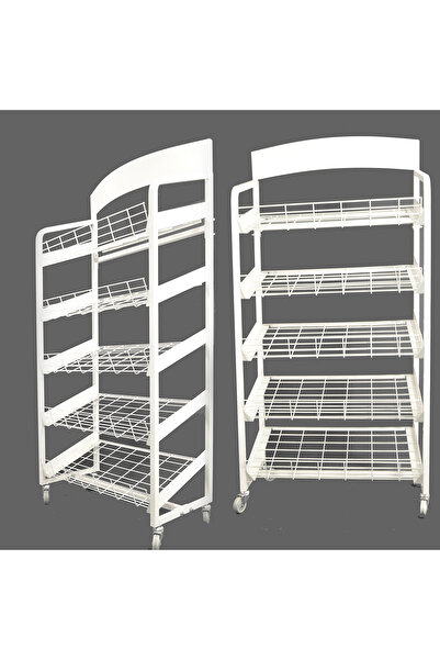 StandSergileme 5 Sepetli Paspas Folyo Standı