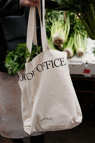 Manuka BEDRUCKTE GÄSTE STOFFTASCHE BÜRO