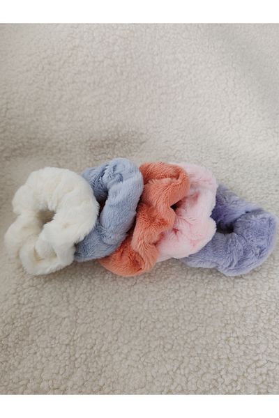 İLKYAZ ilkyaz Accessory Plush Bagel Buckle Set-scrunchie