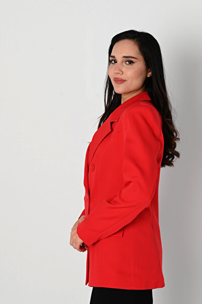 Koza Butik Women's Lined Blazer Jacket 0101-22