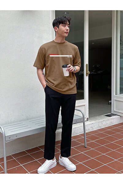 DAXİS Sportwear Company UNISEX oversize oversize tričko s výstřihem DAXİS Sportwear Company