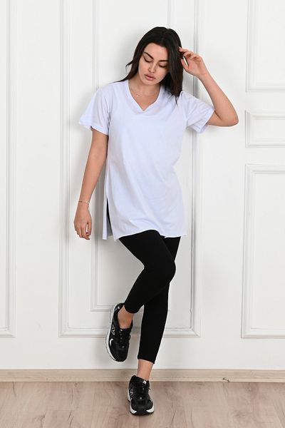 Koza Butik Tricou - Alb - Regular fit