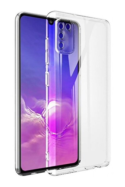 Miscase Samsung Galaxy M21 Tıpalı Kamera Korumalı Şeffaf Silikon Kılıf