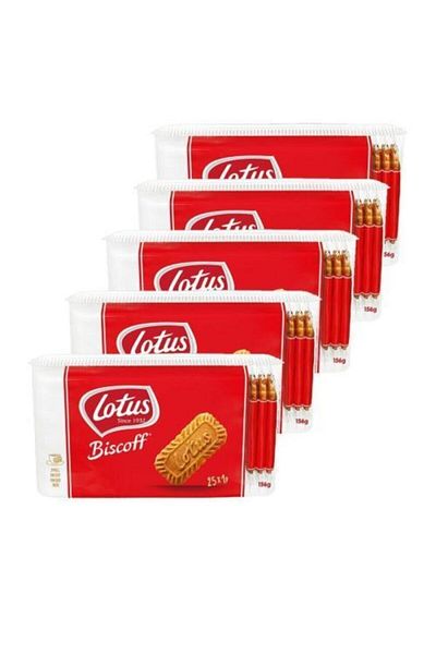 Lotus Biscoff Caramelized - Pack of 5 25X6,25 Gr Biscuits