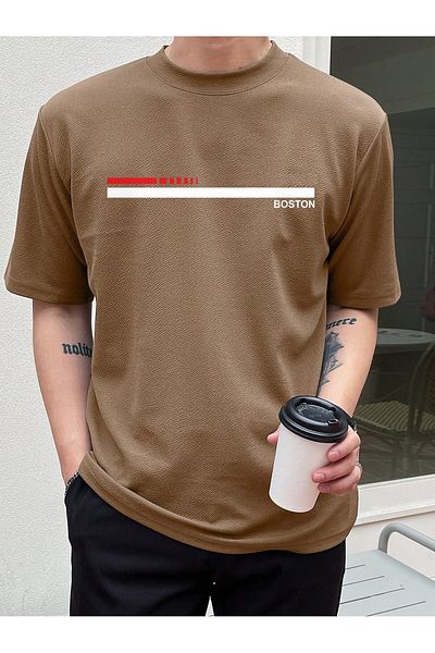 DAXİS Sportwear Company Унисекс тениска с голямо деколте с щампи - Daxis Sportwear
