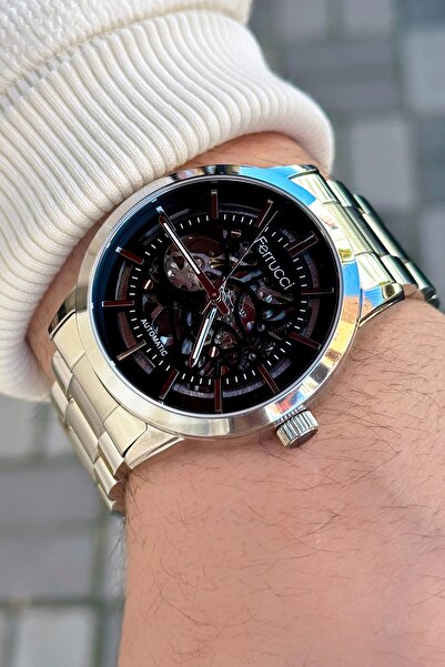 Ferrucci FC03232OM.01 Steel Case Steel Cord Automatic Men's Wristwatch