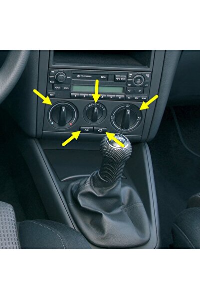 Bisra VW Polo Classic 2001-2002 Klima Kalorifer Ayar Düğmeleri 1J0820045F