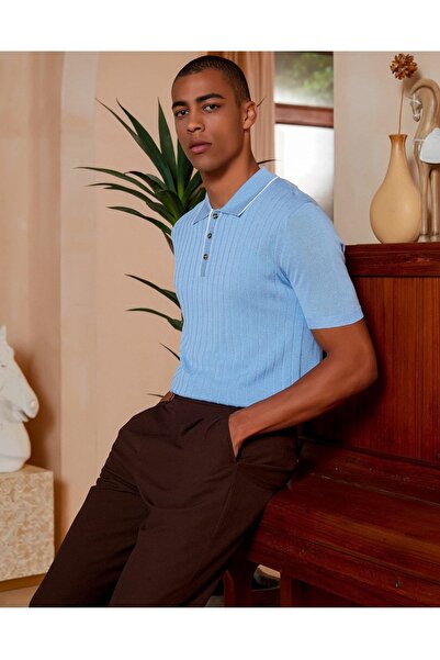 youknitwear you Petrie Polo Neck Knitwear T-shirt