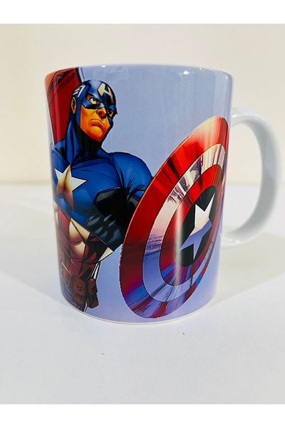 Cuppy Box كوب كابتن أمريكا مطبوع