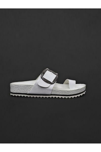 COMFORT OF PANTOFOLE αθλητικές λευκές παντόφλες
