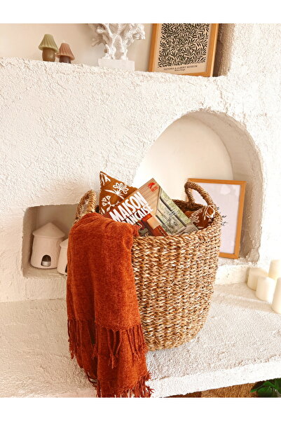KaiHome Hasır 40x40x36cm Çok Amaçlı Sepet/saksılık/düzenleyici