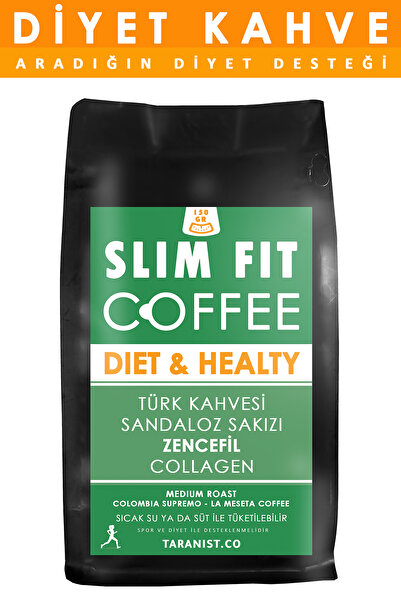 Taranist Slim Fit Coffee - Zencefilli Türk Kahvesi- Sandaloz Sakızı Kolajen 1...