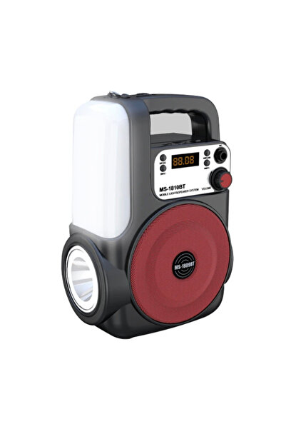 ROSEPREMİUM MS 1810 El Fenerli Led Işıklı Bluetooth Hoparlör