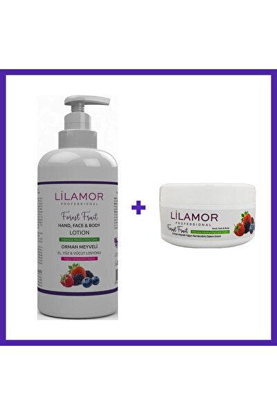 Lilamor Yoğun Nemlendirici Bakım Kremi Orman Meyveli 125 ml 400 ml