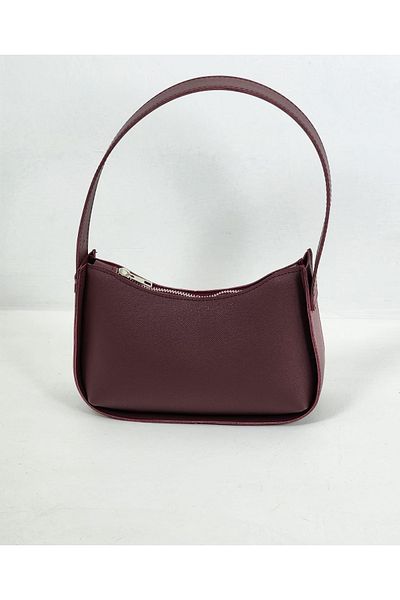 STEEPPOLO Baguette Patterned Bag Claret Red