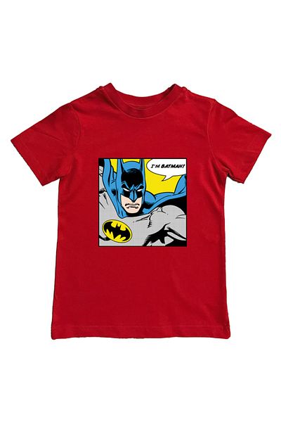 Batman Children's Summer T-Shirt - Printed, Cotton Combed