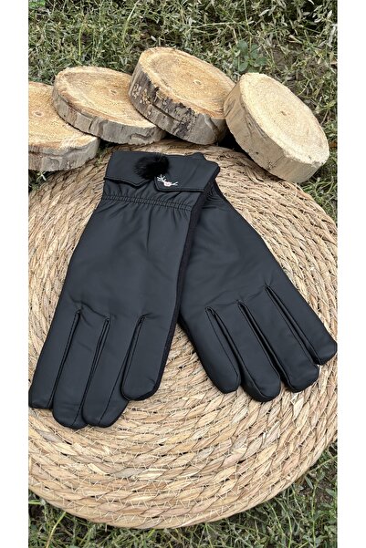İşnar Kadın şişme polarlı dokunmatik eldiven