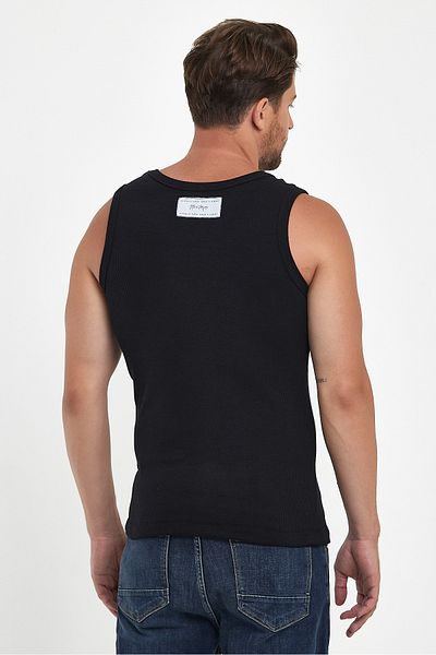 Fitmasterpro قميص داخلي بدون أكمام مضلع بياقة رسن - 3 خيارات ألوان مختلفة