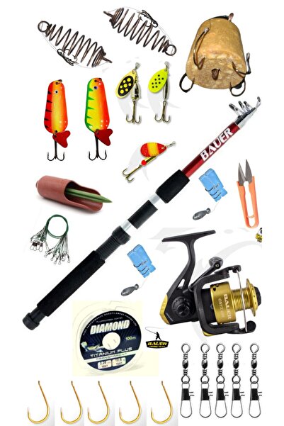 KILIÇ AV BAYİİ SELİM KILIÇ Olta Seti 30 Parça Ne Arasan Sazan-turna-levrek Seti