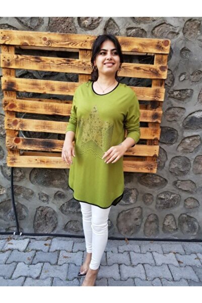 FERGAN Women's Green Hijab Tunic