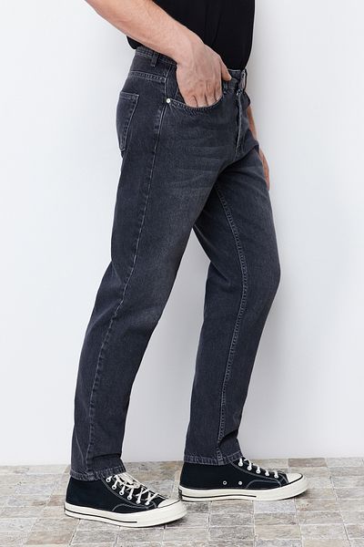 Trendyol Collection Boyfriendjeans im Relaxed Fit - Anthrazit TMNAW21JE0286